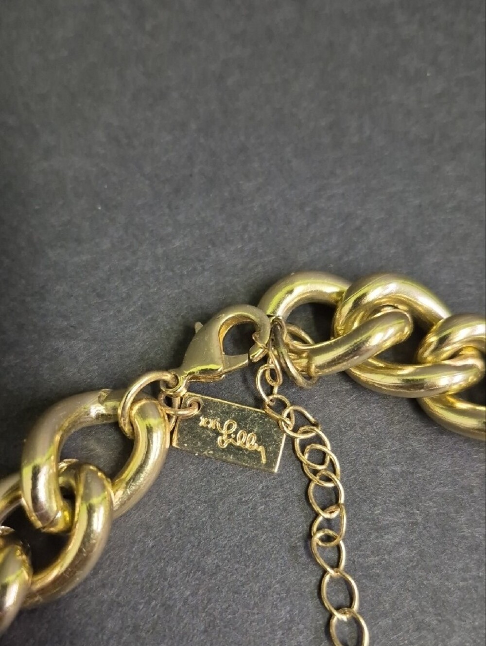 Lilly Pulitzer Chunky Gold-Tone Faux Pearl & Crystal Statement 19" In. Necklace - Picture 6 of 8
